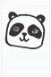 Mobile Preview: Wallpower Junior 364104 Panda Notebook