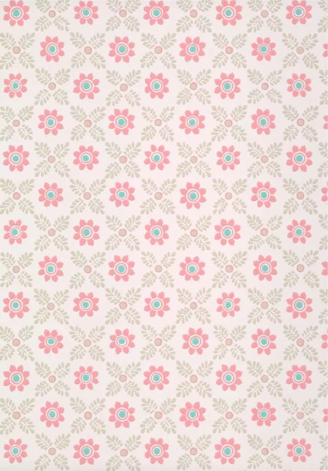 Ditsy Block - Carmine