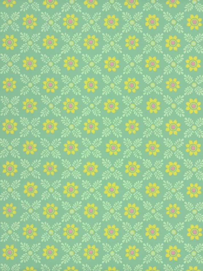 Ditsy Block - Green Verditer