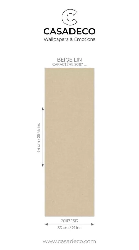 Caractère 201171313 Beige Lin