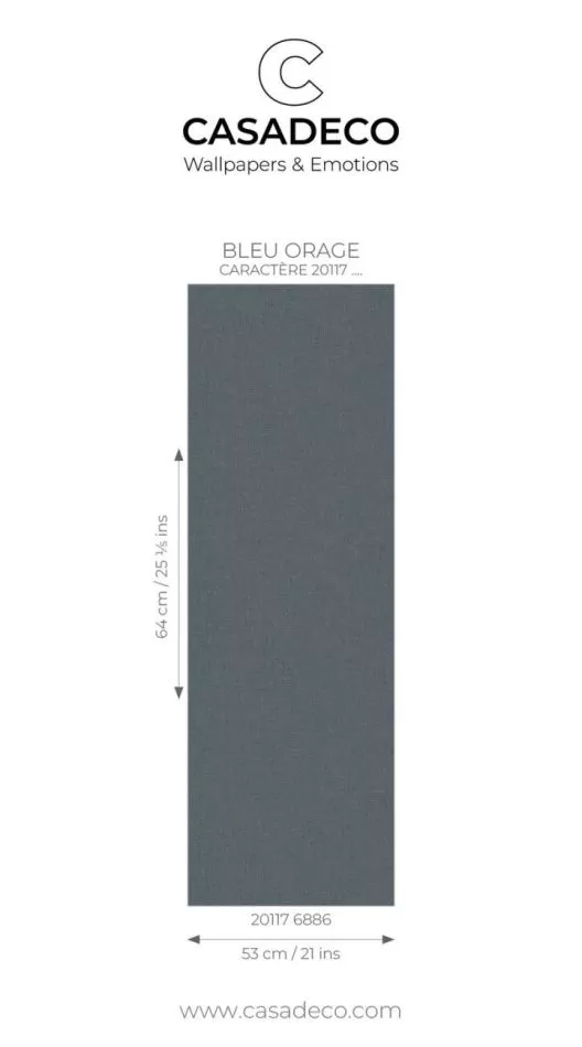 Caractère 201176886 Bleu orage