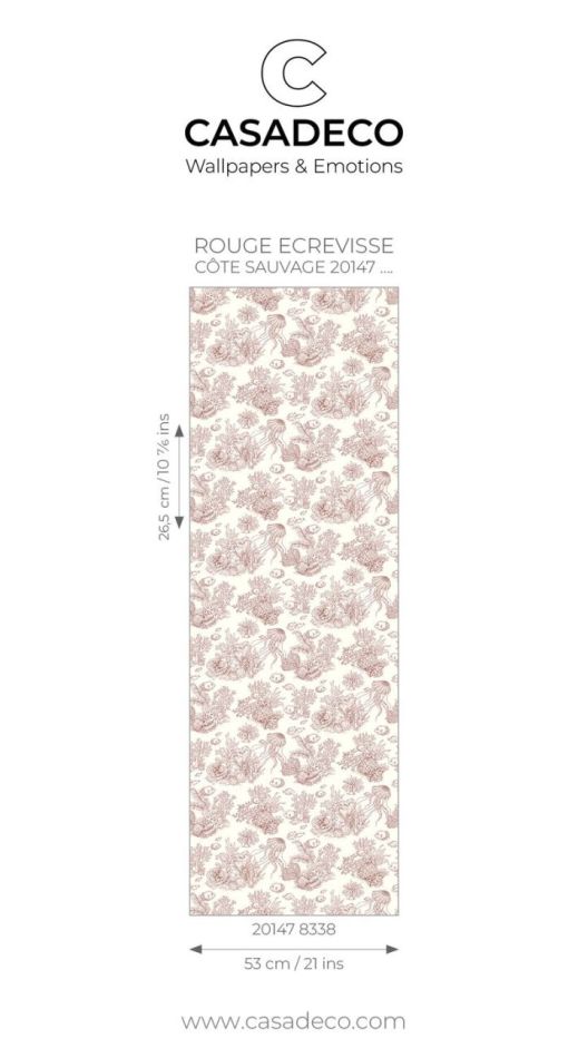 Preview: Côte sauvage 201478338 Rouge ecrevisse