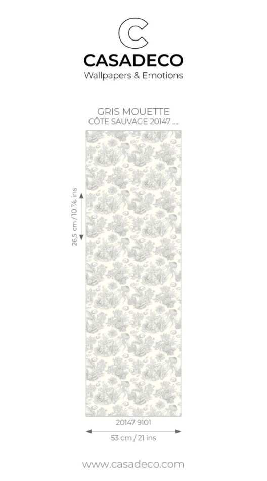 Preview: Côte sauvage 201479101 Gris mouette