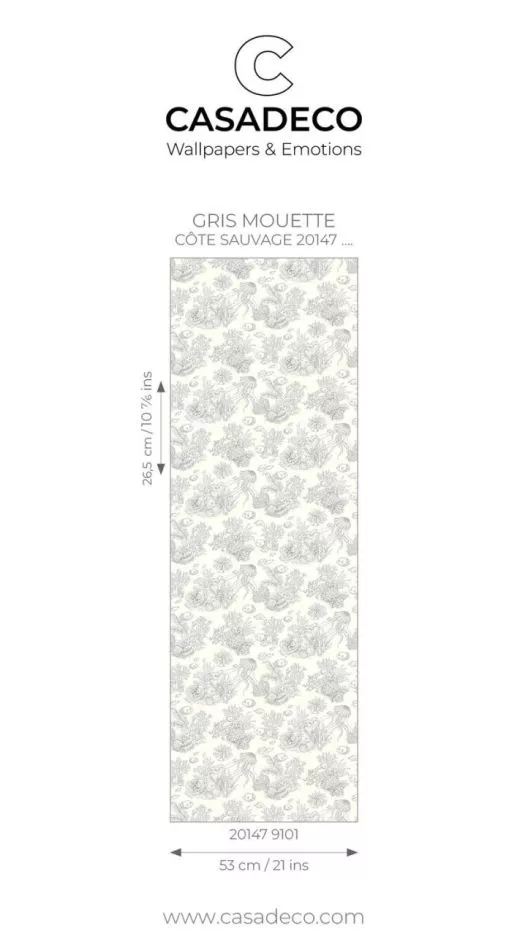 Côte sauvage 201479101 Gris mouette