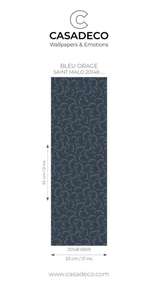 Saint-Malo 201486909 Bleu orage