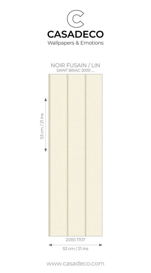 Preview: Saint Briac 201511707 Noir fusain/lin