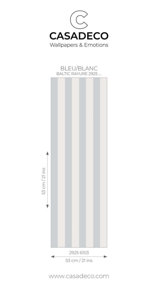 Preview: Baltic rayure 29256103 Bleu/blanc