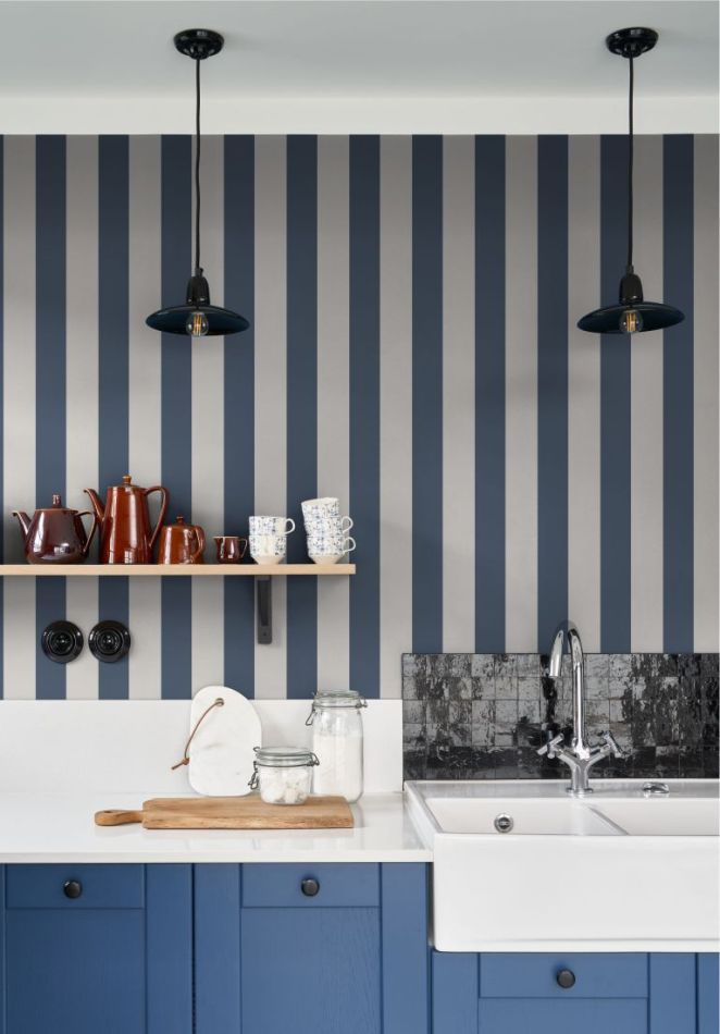 Preview: Baltic rayure 29256520 Marine/blanc