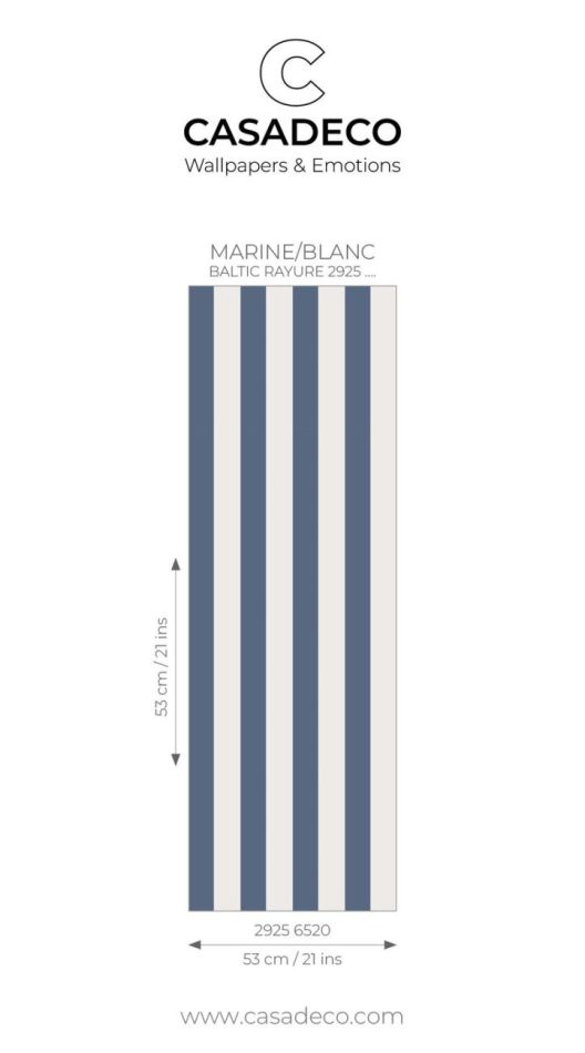 Preview: Baltic rayure 29256520 Marine/blanc