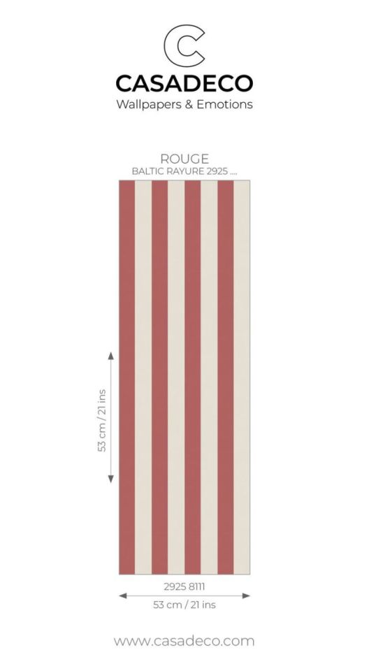 Preview: Baltic rayure 29258111 Rouge