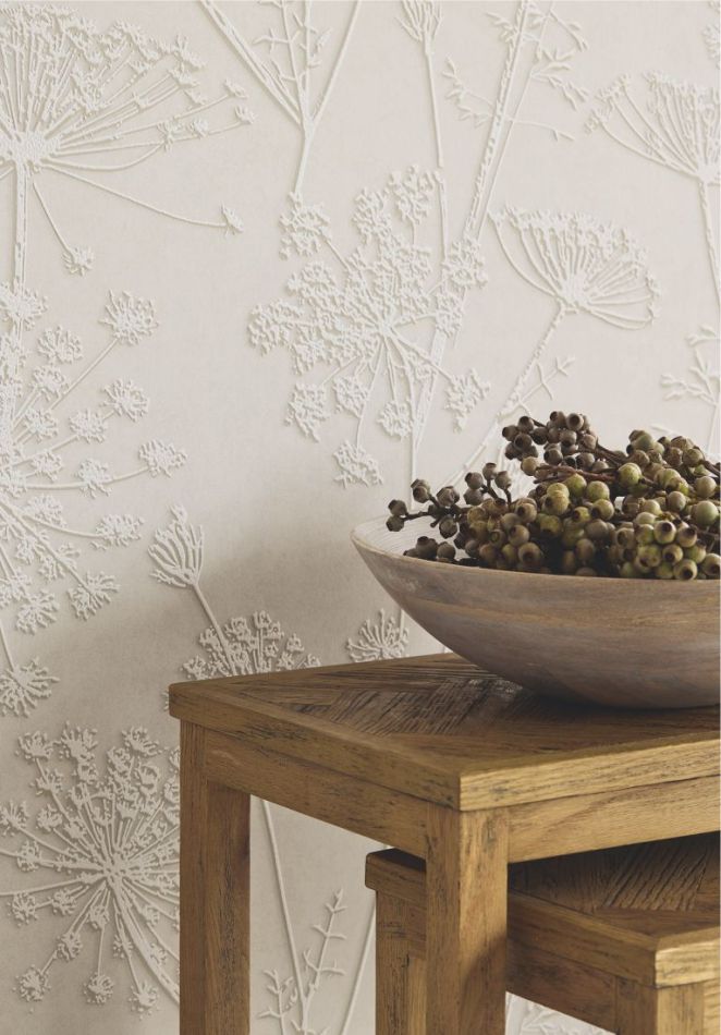 Preview: Relief Flowers 350510 Grey