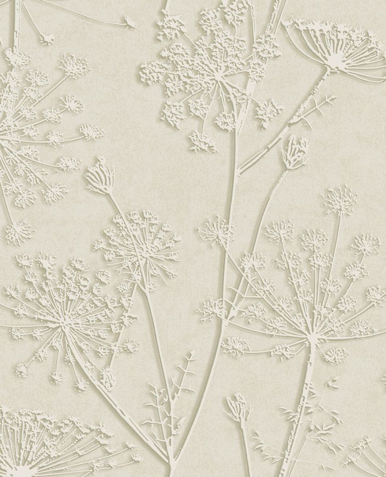 Preview: Relief Flowers 350514 Green