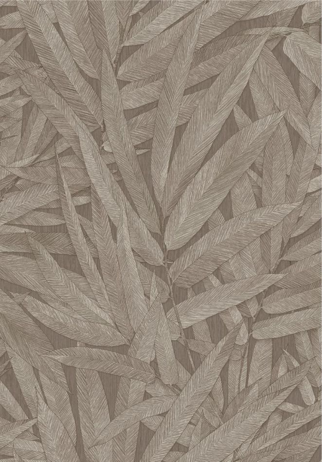 Preview: Leaves 350543 Brown/Taupe