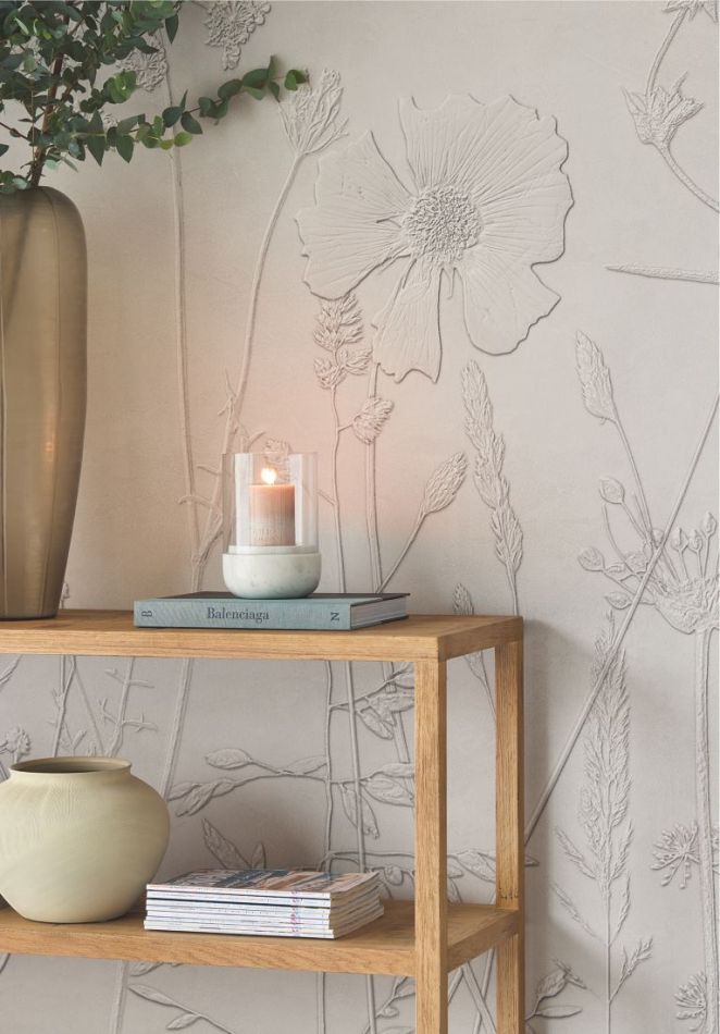 Preview: Shilhouette Flowers 350702 Taupe