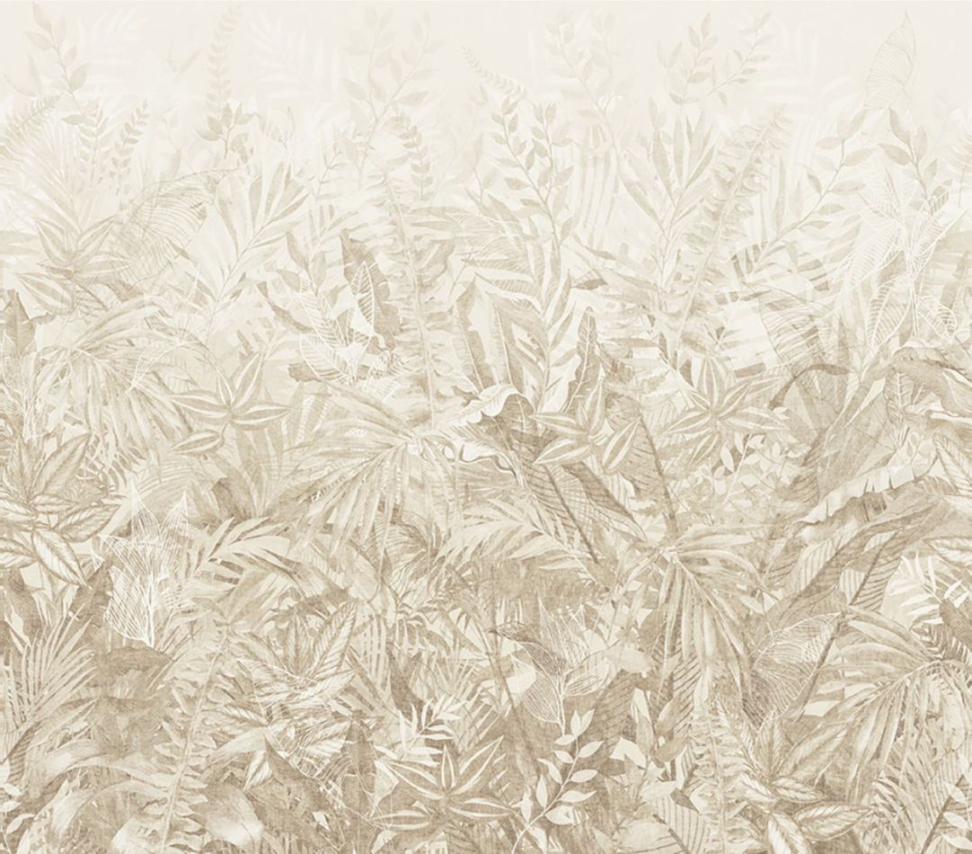 Preview: Linen Leaves 350704 Camel