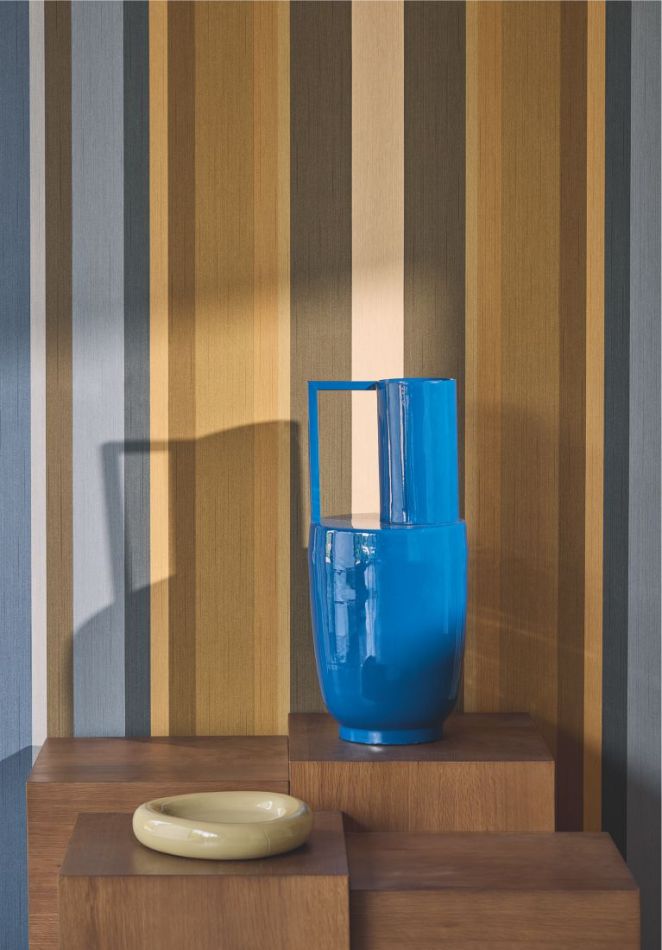 Preview: Painterly 351260 Bleu/sand