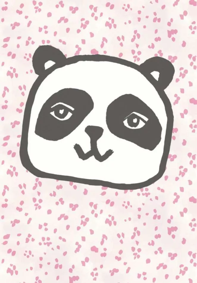 Wallpower Junior 364106 Panda Tiger Pink