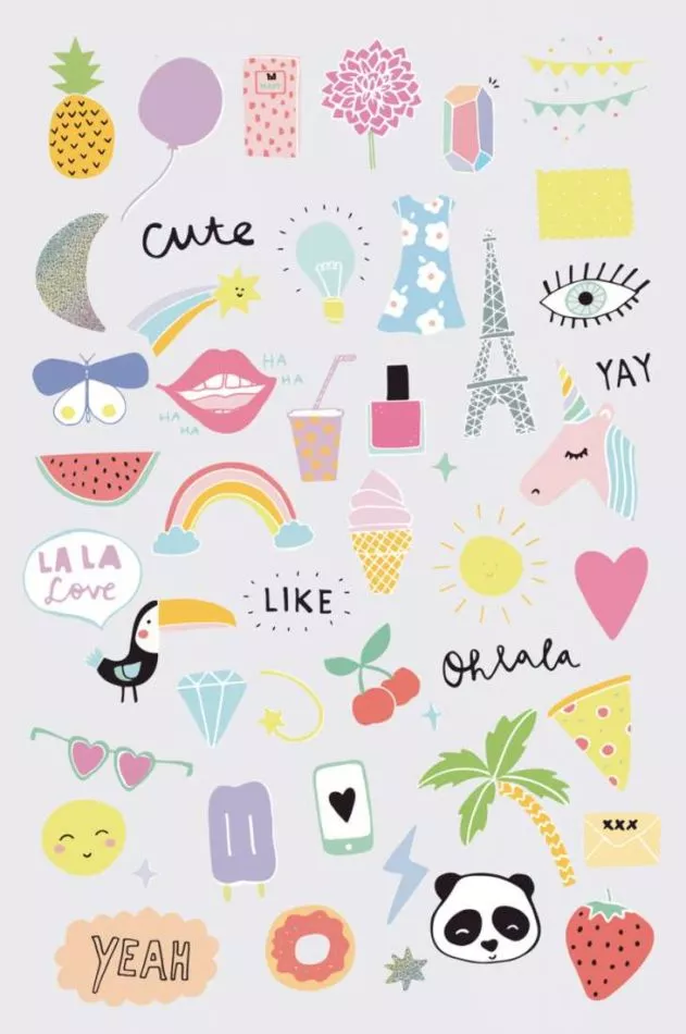 Wallpower Junior 364112 Girls Things Lilac