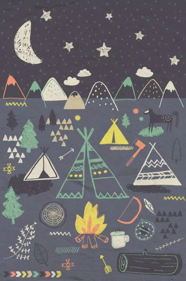 Wallpower Junior 364127 Indian Dark Night