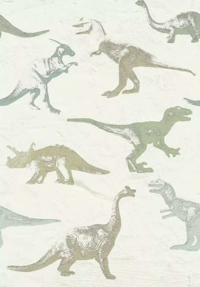 Wallpower Junior 364153 Dino Fossils Beige