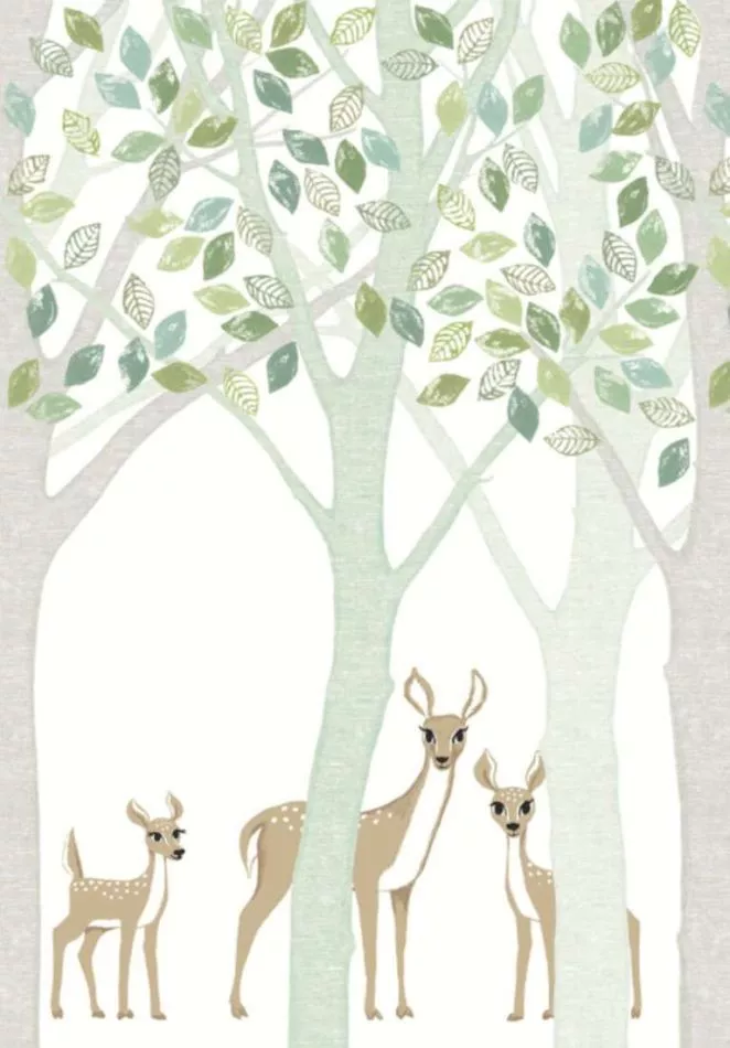 Wallpower Junior 364198 Deer, Leaf, Tree XL
