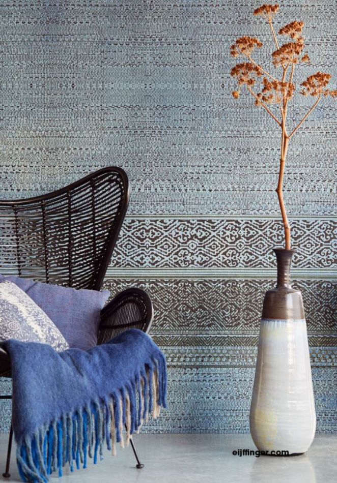 Preview: Siroc Tapestry Indigo Shibori 376092