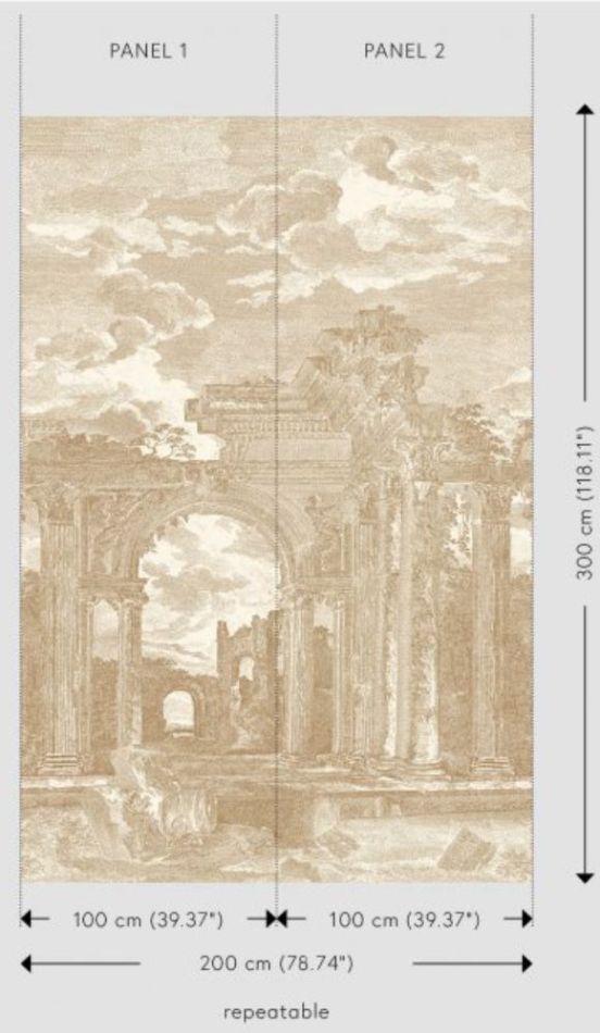 Preview: Sculptura Rovine 42562 Toffee