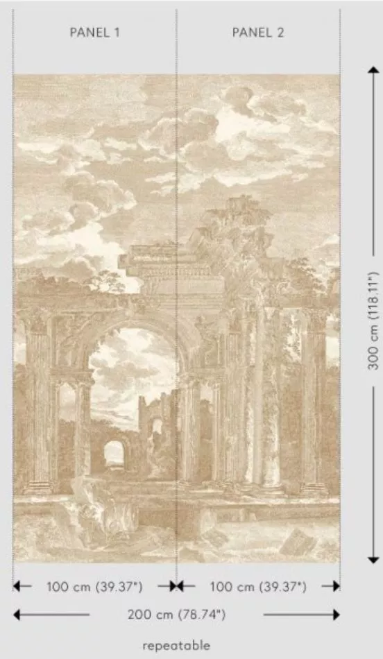 Sculptura Rovine 42562 Toffee