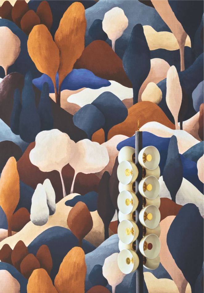 Preview: Orée 71330315 Bleu électrique/acajou