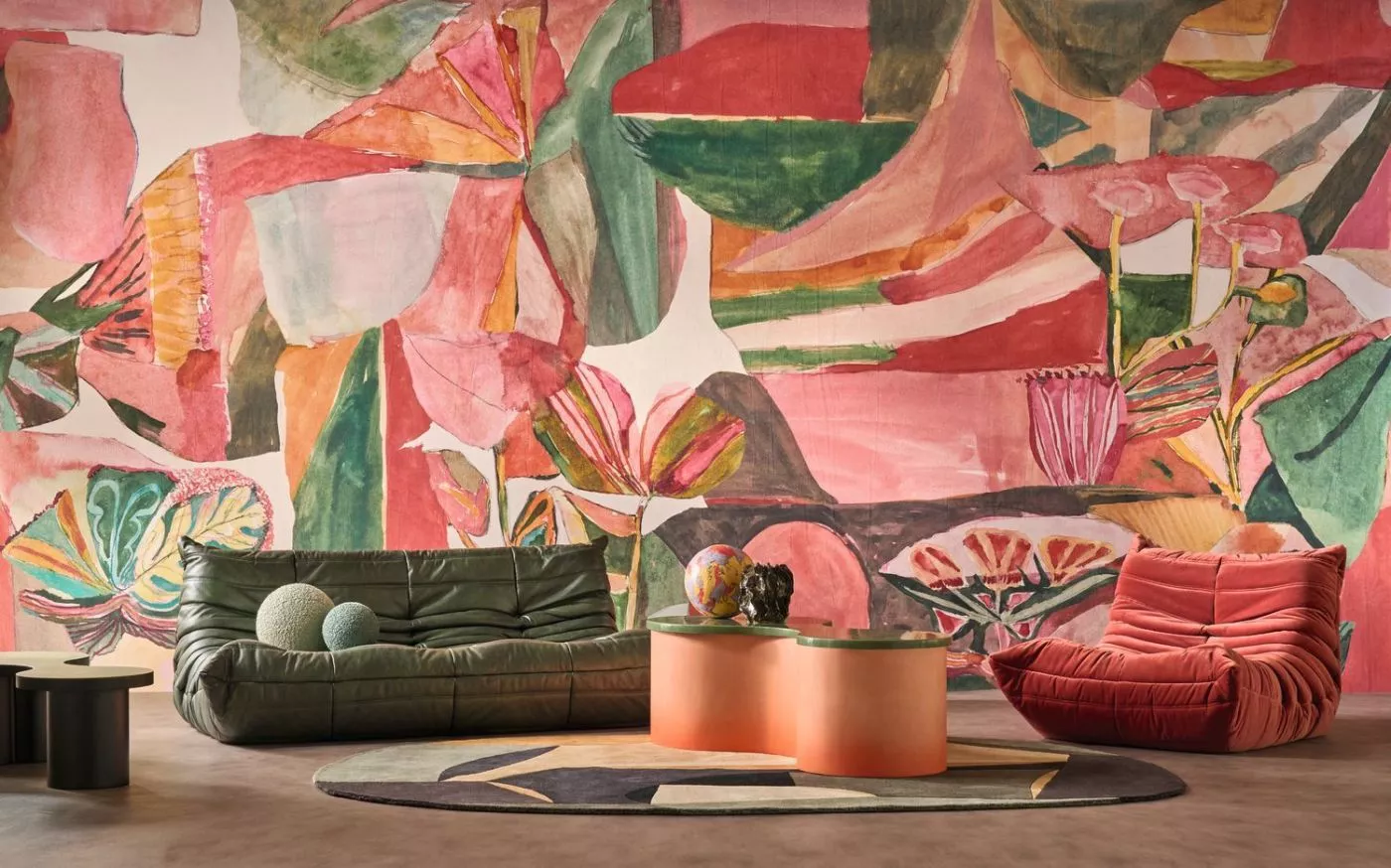 Jardin dansé 71590304 Blush multicolore