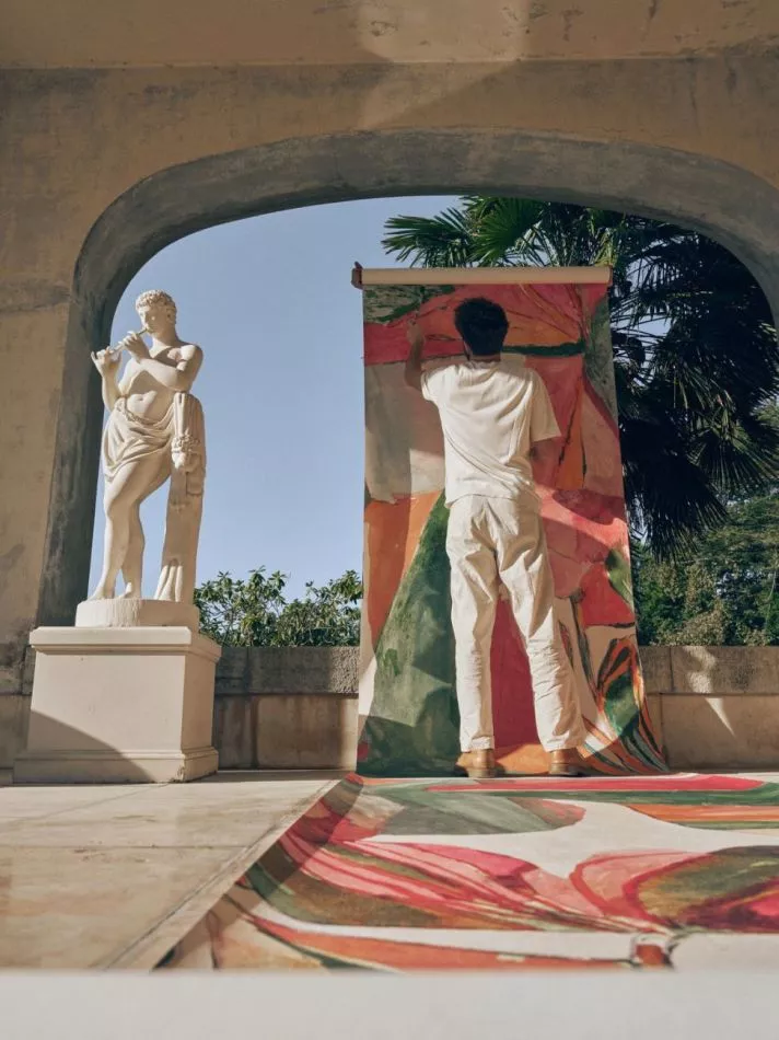 Jardin dansé 71590304 Blush multicolore