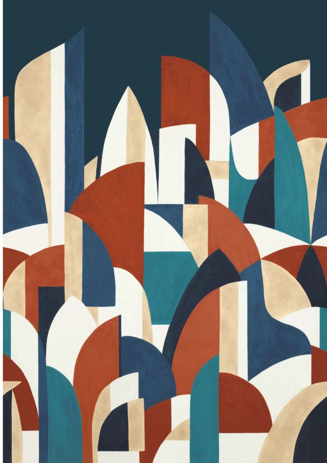 Preview: Pablo 74880406 Marine/Terracotta