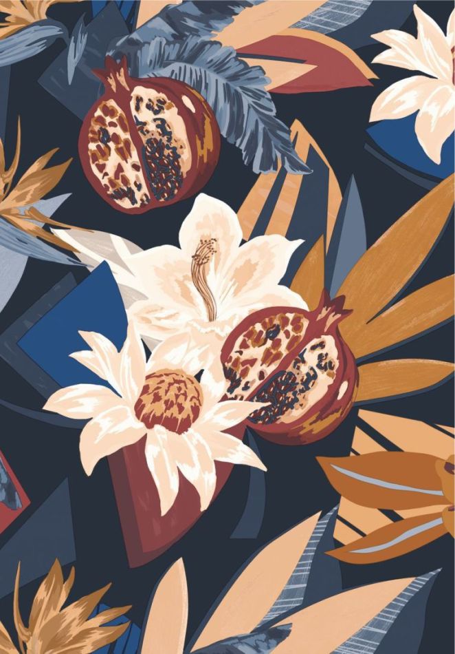 Preview: Salvador 75531426 Marine/terre de sienne