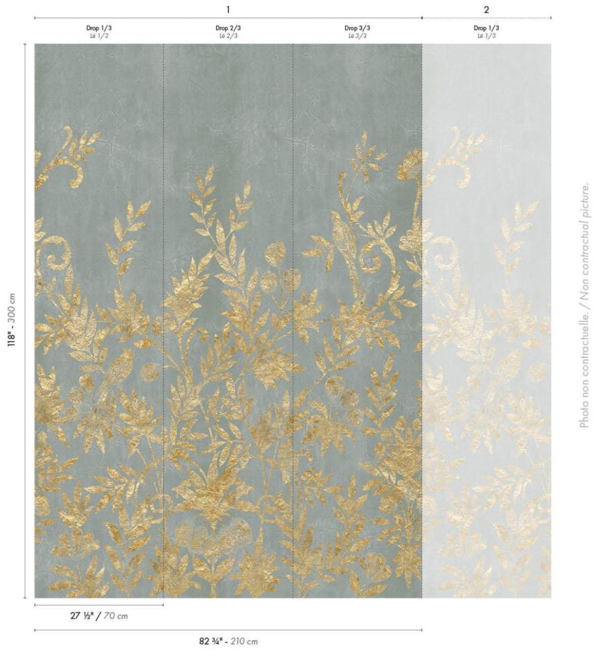 Preview: Jardin de Diane 76740814 Lichen/doré