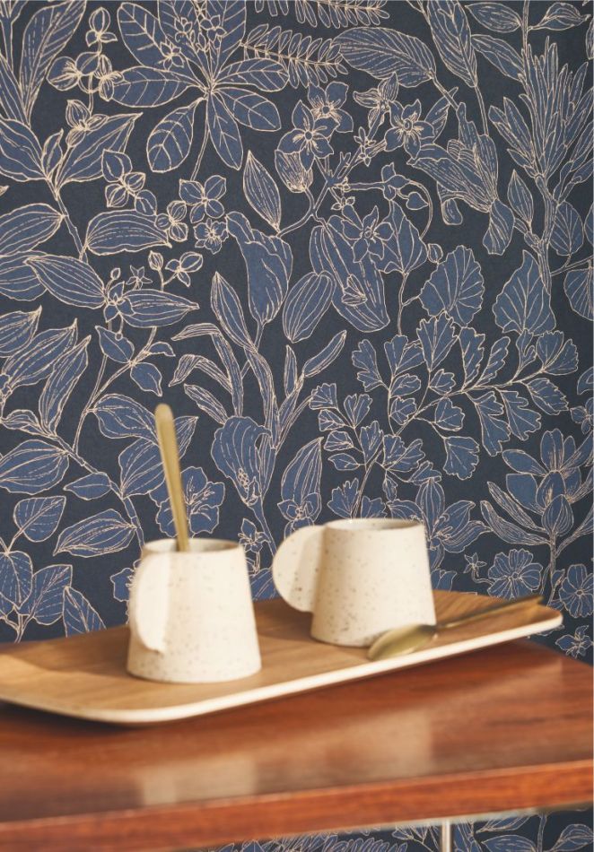 Preview: Gardens Esquisse 87596983 Bleu encre