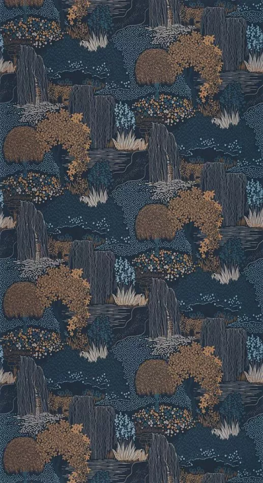 Kyoto Niwa 88726759 Bleu encre