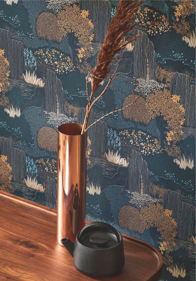 Preview: Kyoto Niwa 88726759 Bleu encre