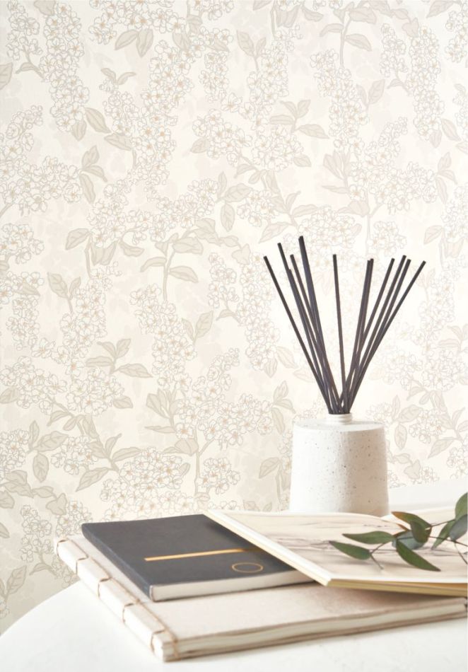 Preview: Kyoto Ume 88730119 Blanc coton