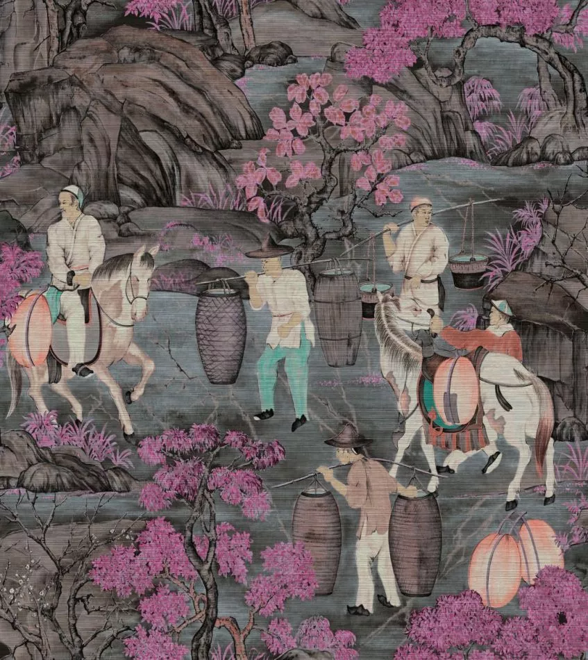Decors Toile de Tibet 97690 Pink Blossom