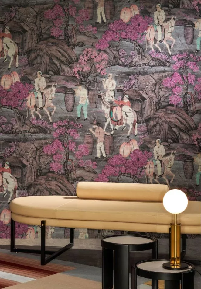 Decors Toile de Tibet 97690 Pink Blossom