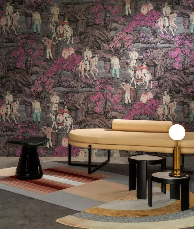 Decors Toile de Tibet 97690 Pink Blossom