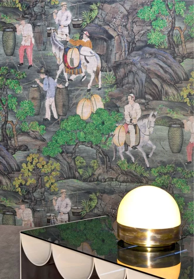 Decors Toile de Tibet 97692 Moss