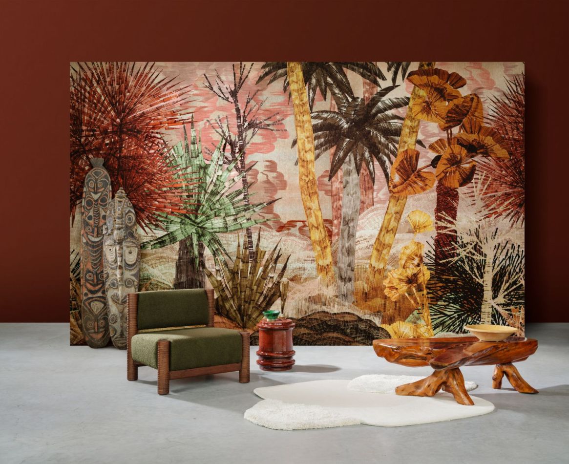 Preview: Panorama Yasuni 97800 Rhubarb Flora