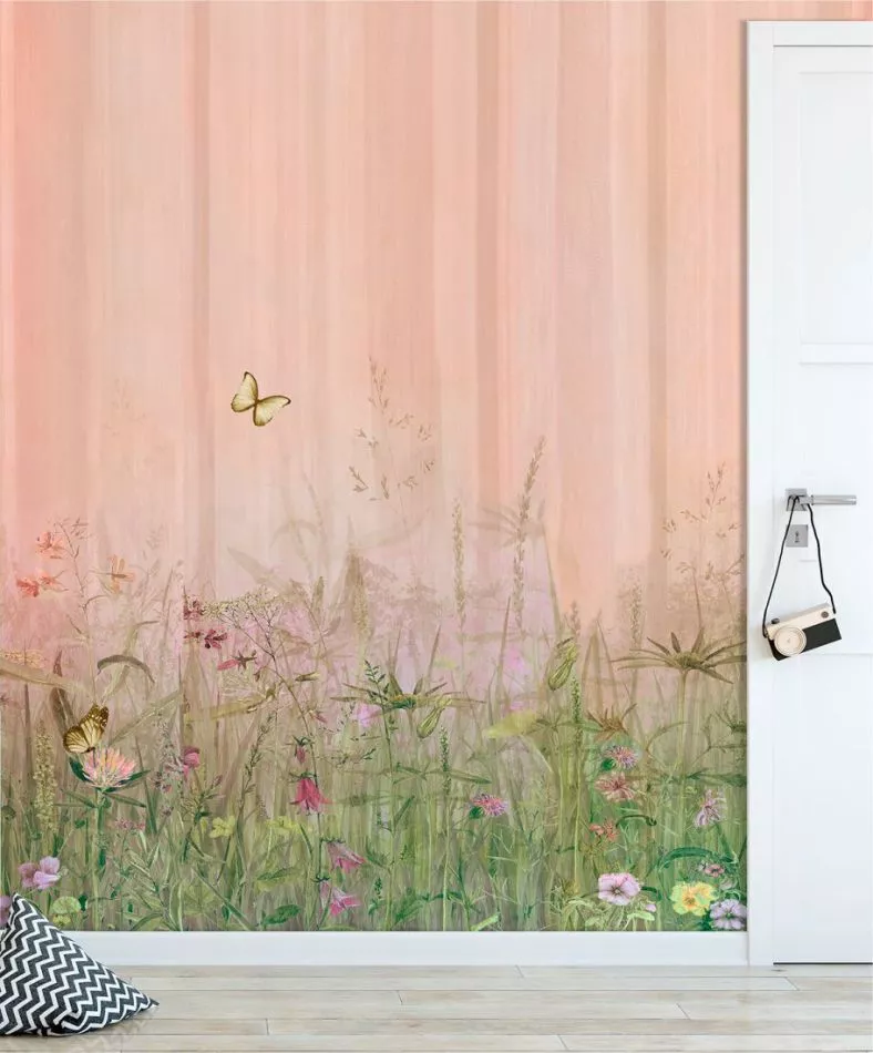 Wildflower Meadow CW6023-1 Peach Pink