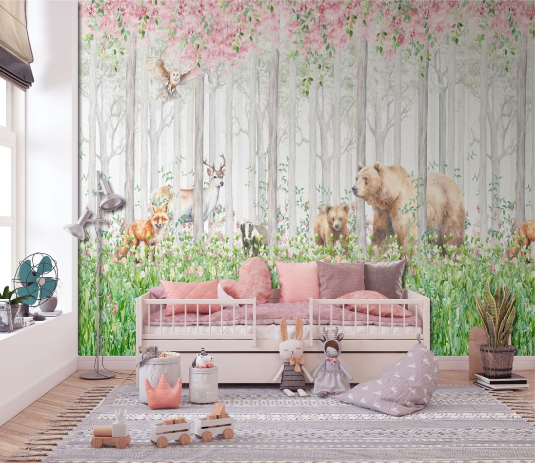 Preview: Spring Woodland CW6045-1 Aurora Pink