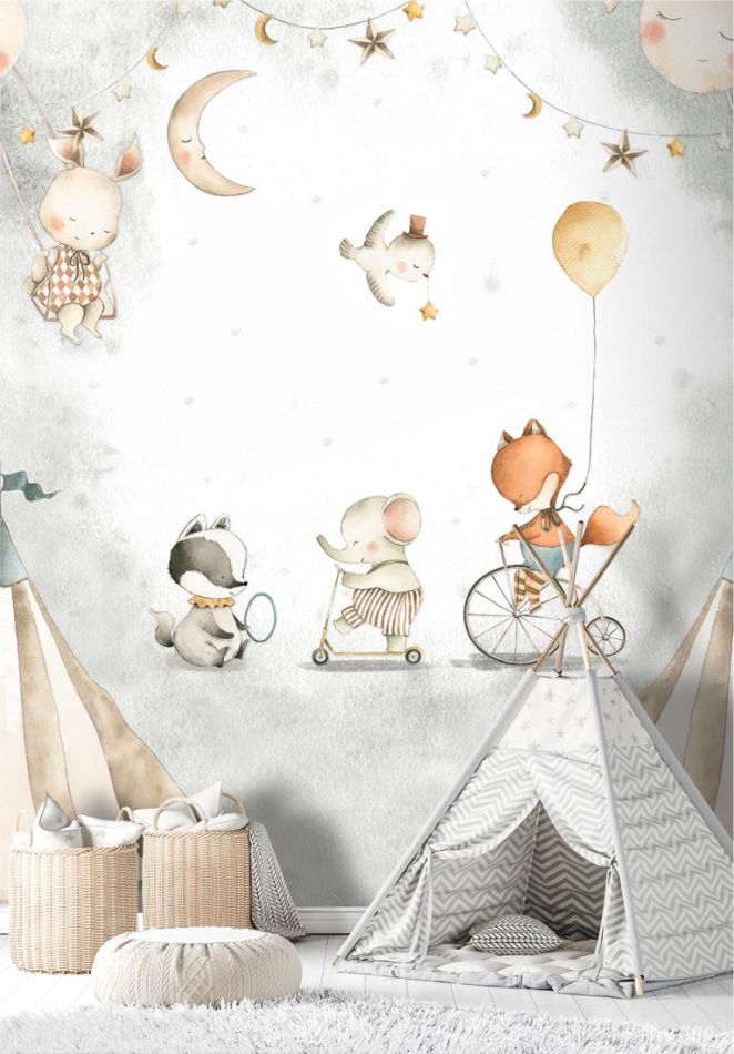 Preview: Sleep Night Circus CW6055-1 Mirage Grey