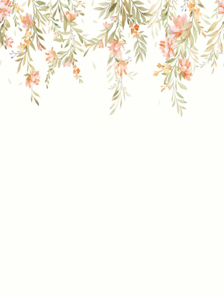 Preview: Flower Cascade CW6119-1 Peach