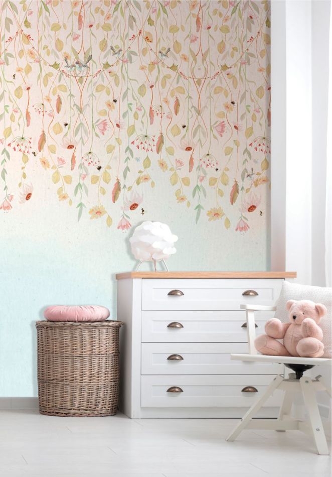 Preview: Flowers Fantasy CW6124-1 Sky Blue