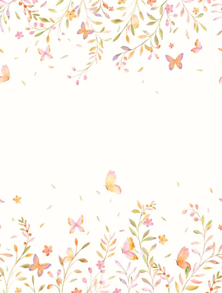 Preview: Butterfly Garden CW6126-1 Briljant White