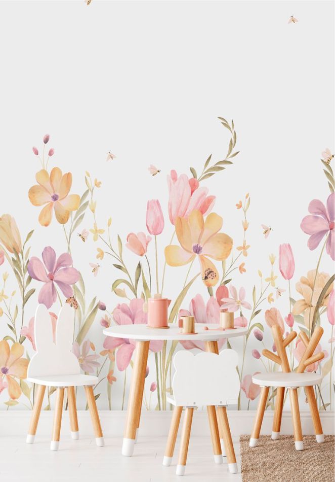 Preview: Bee Flowers CW6129-1 Brilliant White